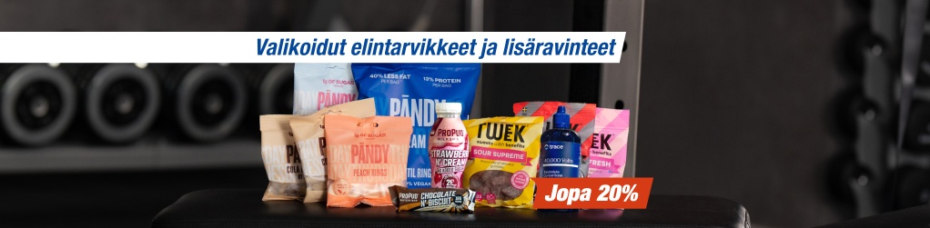 Valikoidut elintarvikkeet ja lis�ravinteet jopa 20%